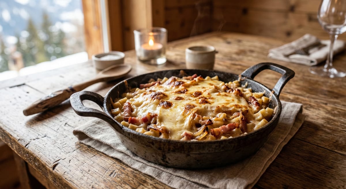 Croziflette maison au Ty Refuge, restaurant savoyard à Brest